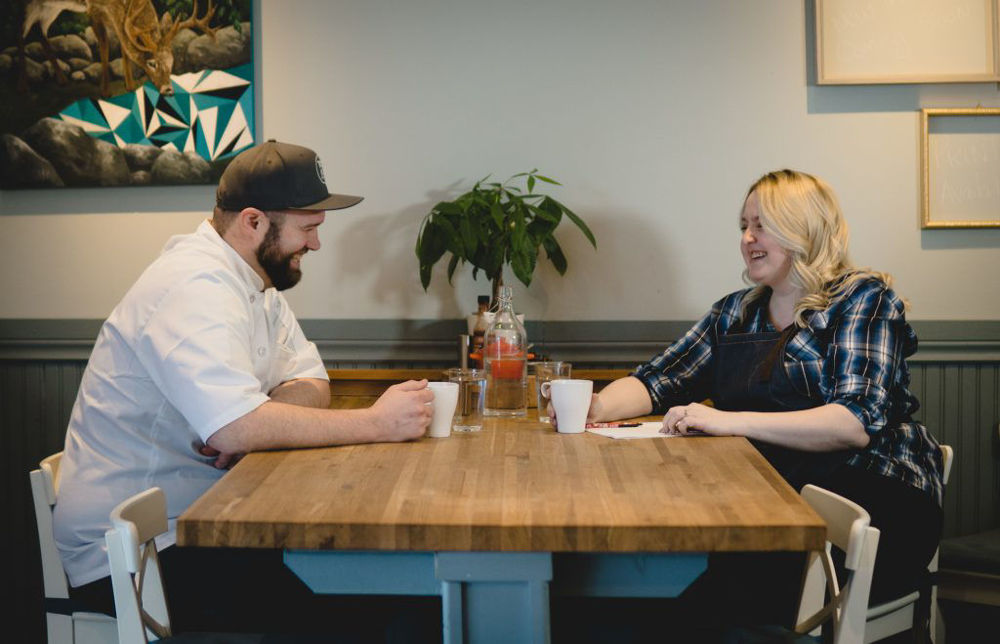 The Yellow Pear Chefs Jason & Nicole Sawatsky